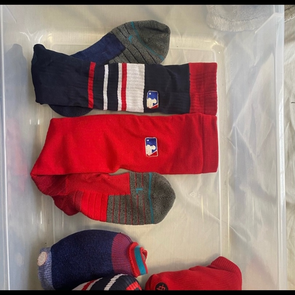 Red MLB socks